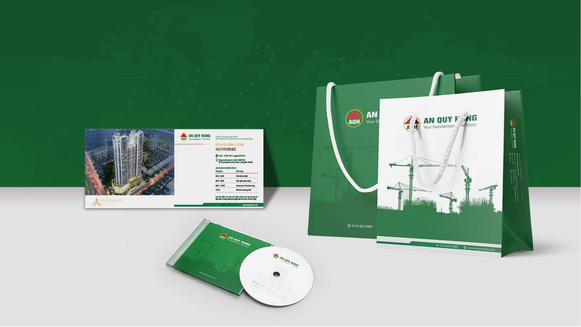 AN QUÝ HƯNG - Thiết kế logo và bộ nhận diện thương hiệu AN QUÝ HƯNG